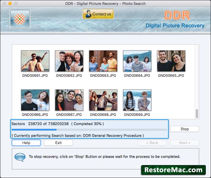 Mac Restore for Digital Pictures