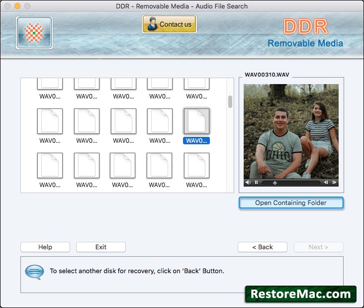 Mac Restore for Removable Media